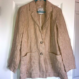 Madewell Women's Linen Dorset Blazer - Medium